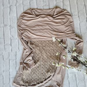 NEW Tan sweater size large